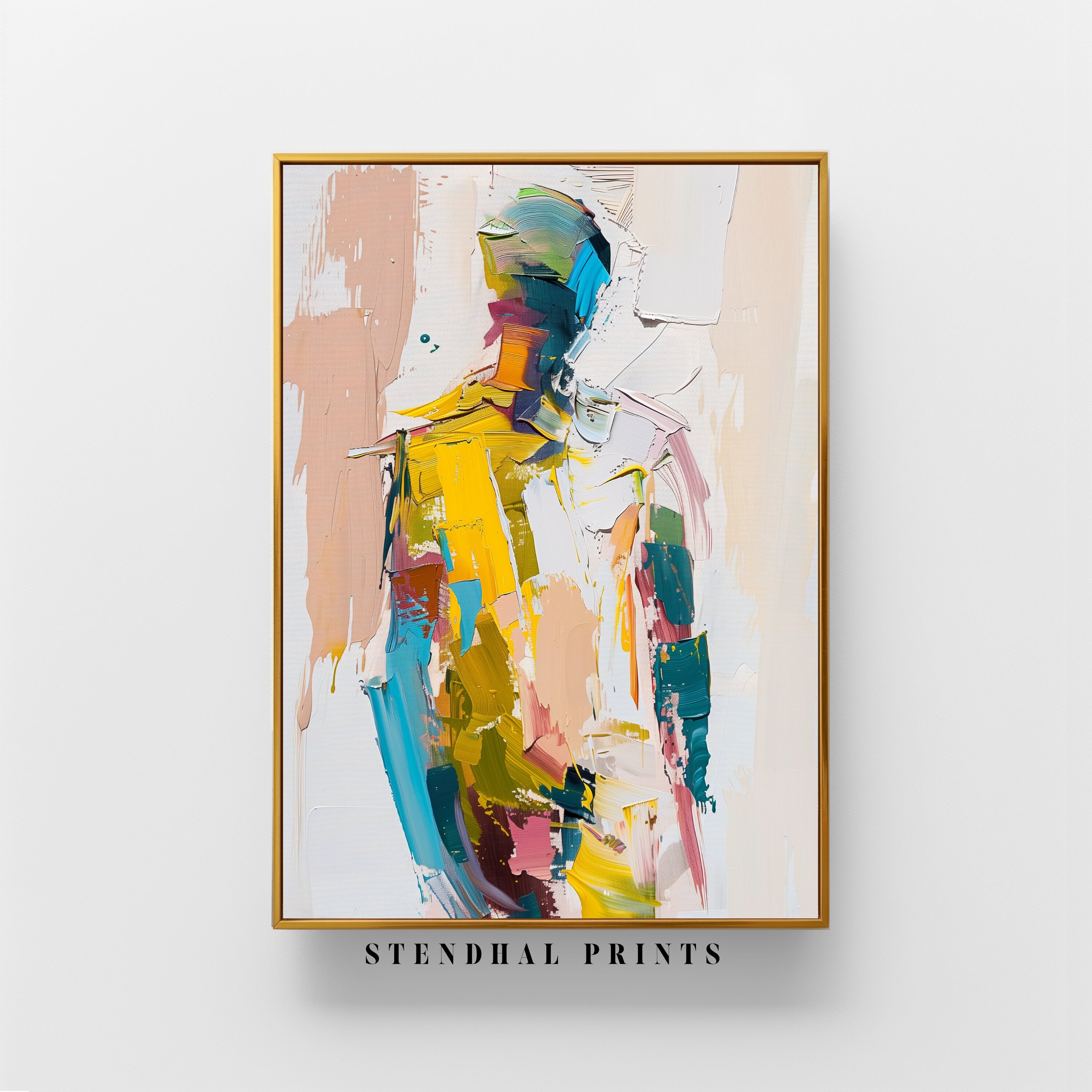 Abstract Expressionist Portrait 