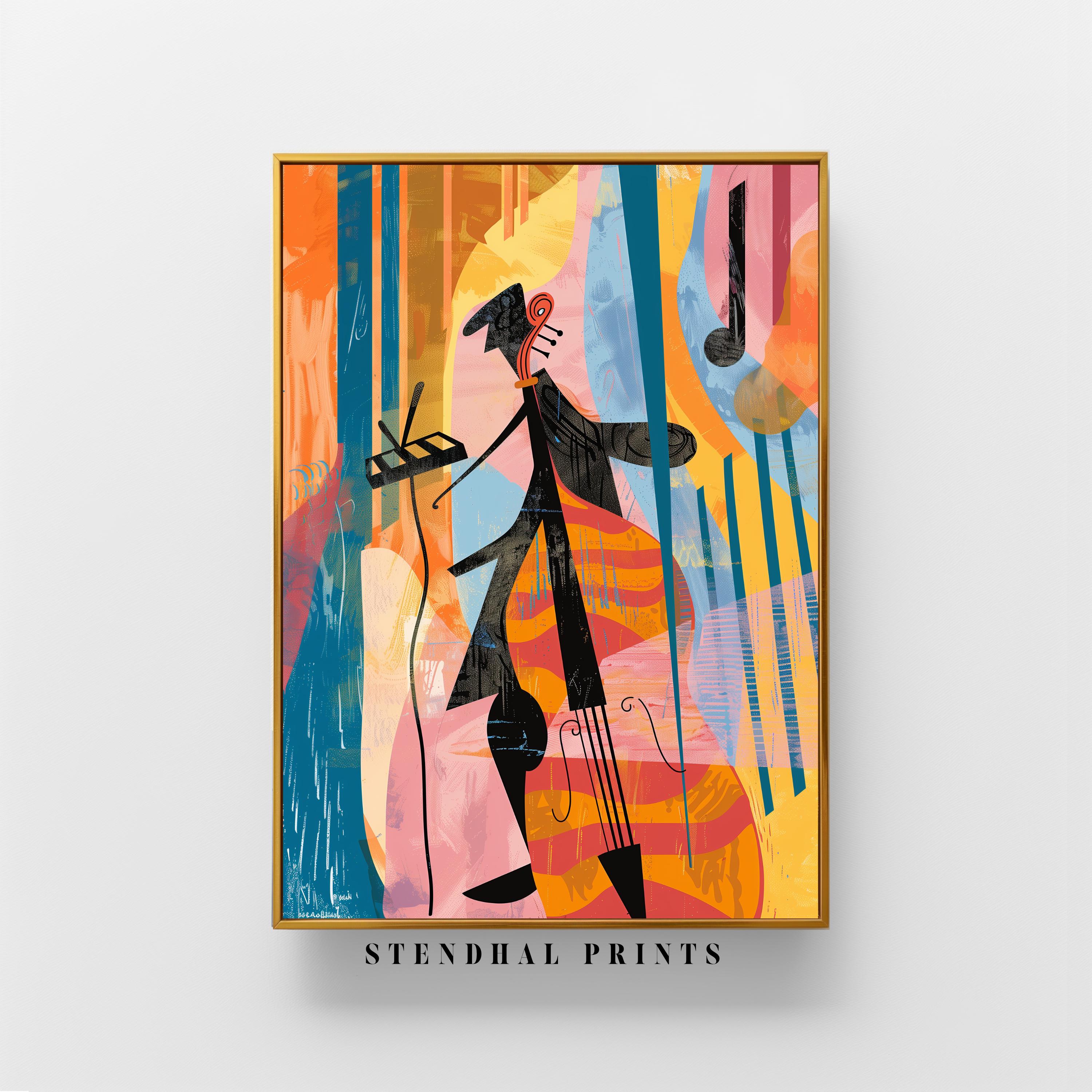 Modern Jazz Art Print 