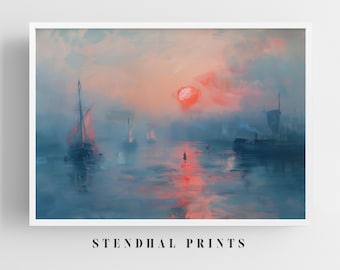 Tableau Toile Art Mural – Coucher De Soleil Plage – Multi-format – Édition Limitée