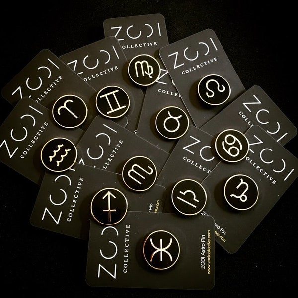 ZODI Astro Enamel Pins