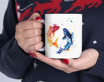 Pisces Zodiac Mug: Astrological Gift, Constellation Coffee Cup