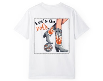 Camiseta Let's Go Vols Comfort Colors: Roupa para o dia do jogo no Tennessee