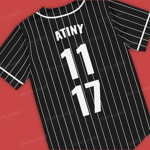 Ateez San Baseball Jersey - Etsy