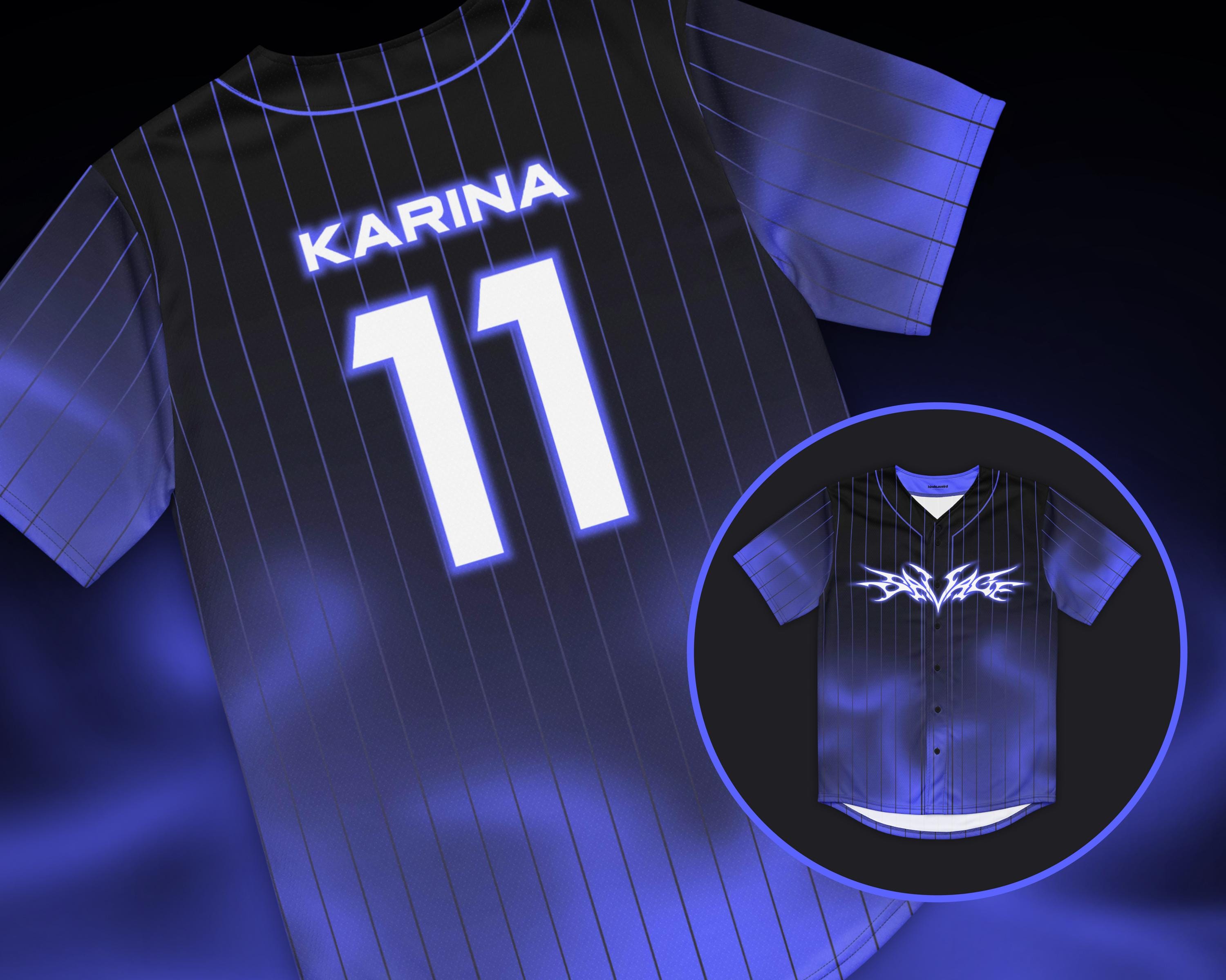 aespa BASEBALL UNIFORM ニンニンユニフォーム aespa ユニフォーム ニンニン