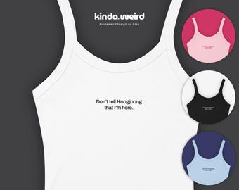 Don't Tell Hongjoong K-Pop Tank Top - Atiny Concert Wear