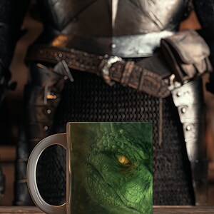 Medieval Dragon Gift Ceramic Mug, 11oz