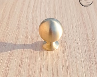 Pomello in ottone non laccato, maniglia per porta in ottone vintage, maniglia per cassetti contemporanea, maniglia per armadietto moderna, portaoggetti per cassetti, maniglia per armadietti vintage