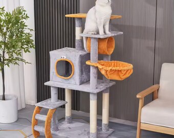 Pet Accessories Play Furniture Cat Tree Tower Large Luxury Scratcher Tower Tree