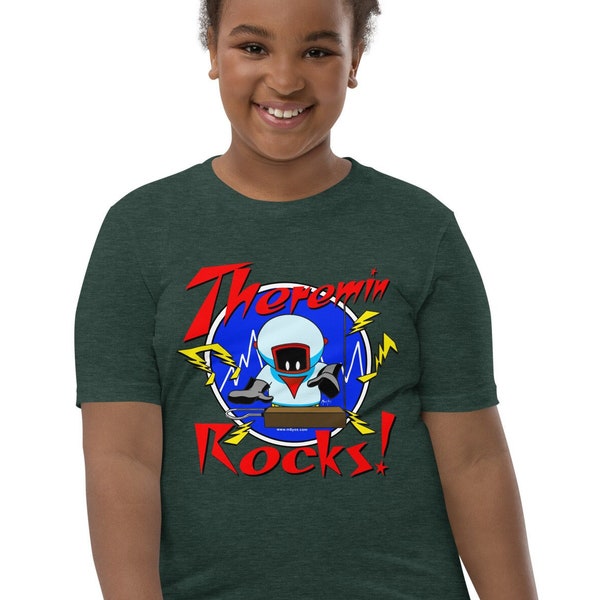 Theremin Rocks - Youth Short Sleeve T-Shirt