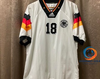 Retro Germany 1992 National Team Jersey - Deutschland Trikot - Vintage soccer jersey