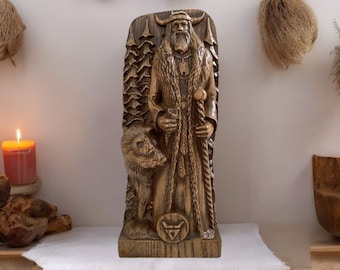 Veles Statue Slavic God Statue Slavic Pantheon Pagan God Slavic Altar Cattle God Patron Saint of the Witchers and Witches Wizard God Warlock
