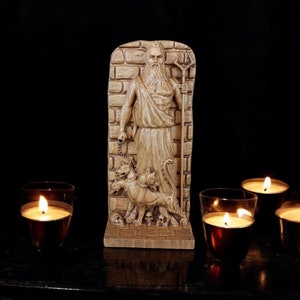 Hades Statue Greek God Greek Statue Pagan Statue King of the Underworld Wiccan Wicca Greek Pantheon Greek Altar Pluto Aid Hades God Statue