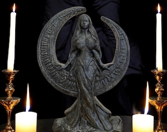 Nyx Statue Nyx Goddess of the Night Statue Goddess Nyx Greek Goddess Statue Greek Mythology Selene Goddess Ancient Greek Altar Nyx Greek Art