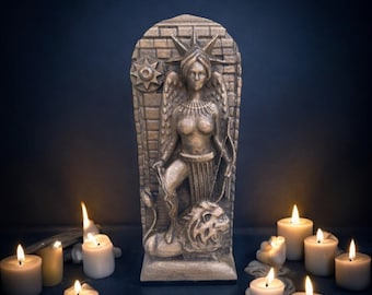 Ishtar Inanna Goddes Statuette Lilith Statue for Home Altar Catholicism Occult Wicca Statue Witches Goddess Lilith Asherah Exquisite Artwork