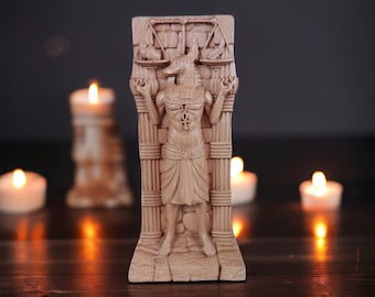 Anubis Egyptian God Anubis Altar Anubis Statue Ancient Egypt Gods Ancient Paganism Pagan Altar Egypt Statue God of Death Egyptian Decor Gift