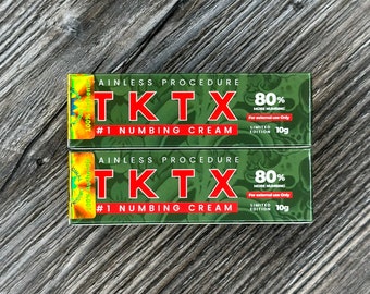 2 Packs 80% Green numbing cream