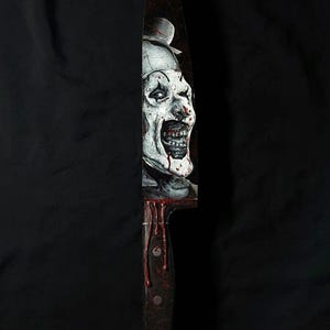Horror Themed Hand-Painted Knives