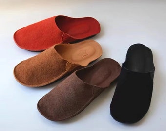 Women Leather Slippers丨Sheepskin Slippers丨Handemade Slippers丨Soft Leather Slipper丨Moroccan Slippers丨Babouche丨Women Driving Shoes