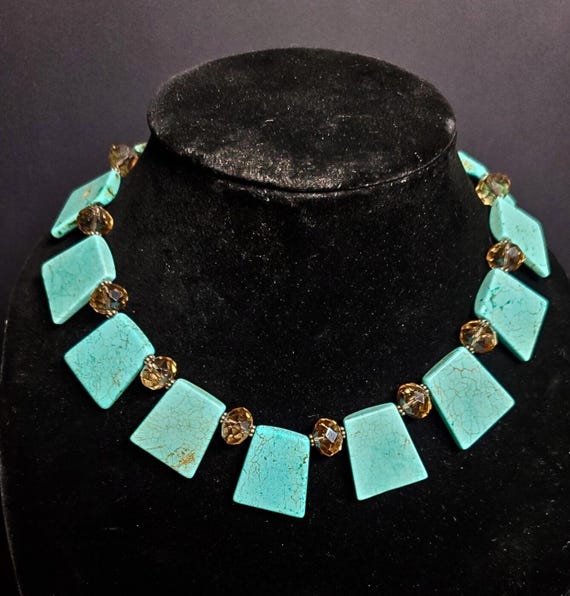 Vintage Donna Dressler Signed 925 Sterling Turquo… - image 8