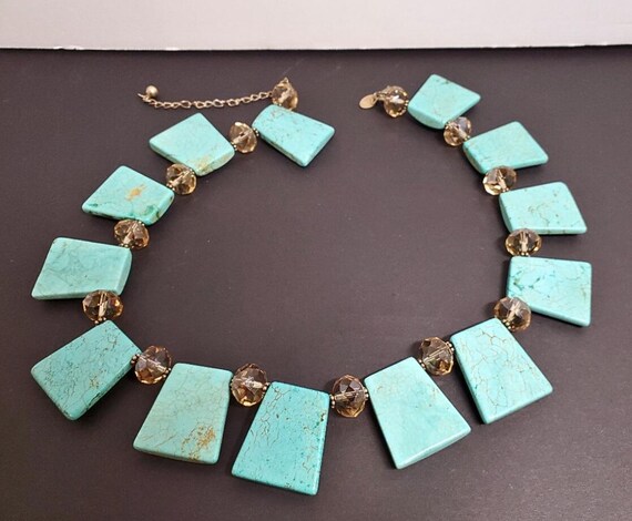 Vintage Donna Dressler Signed 925 Sterling Turquo… - image 2