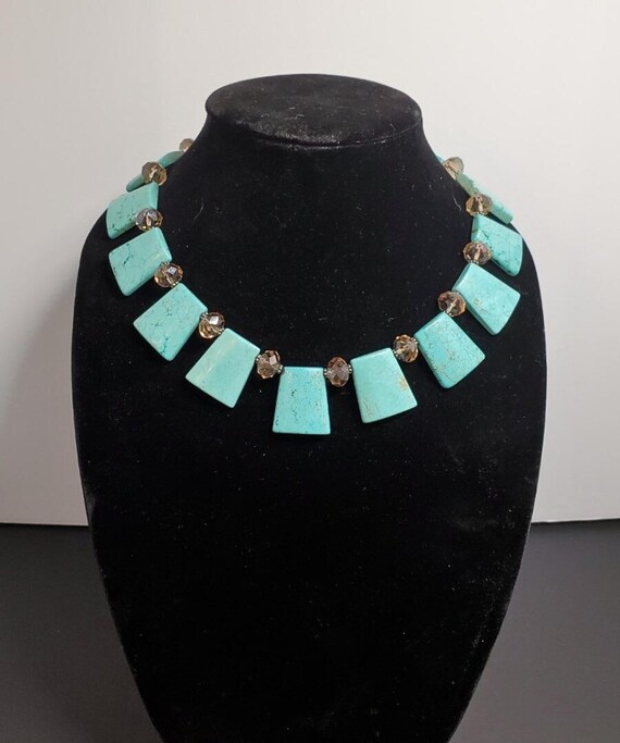 Vintage Donna Dressler Signed 925 Sterling Turquo… - image 1