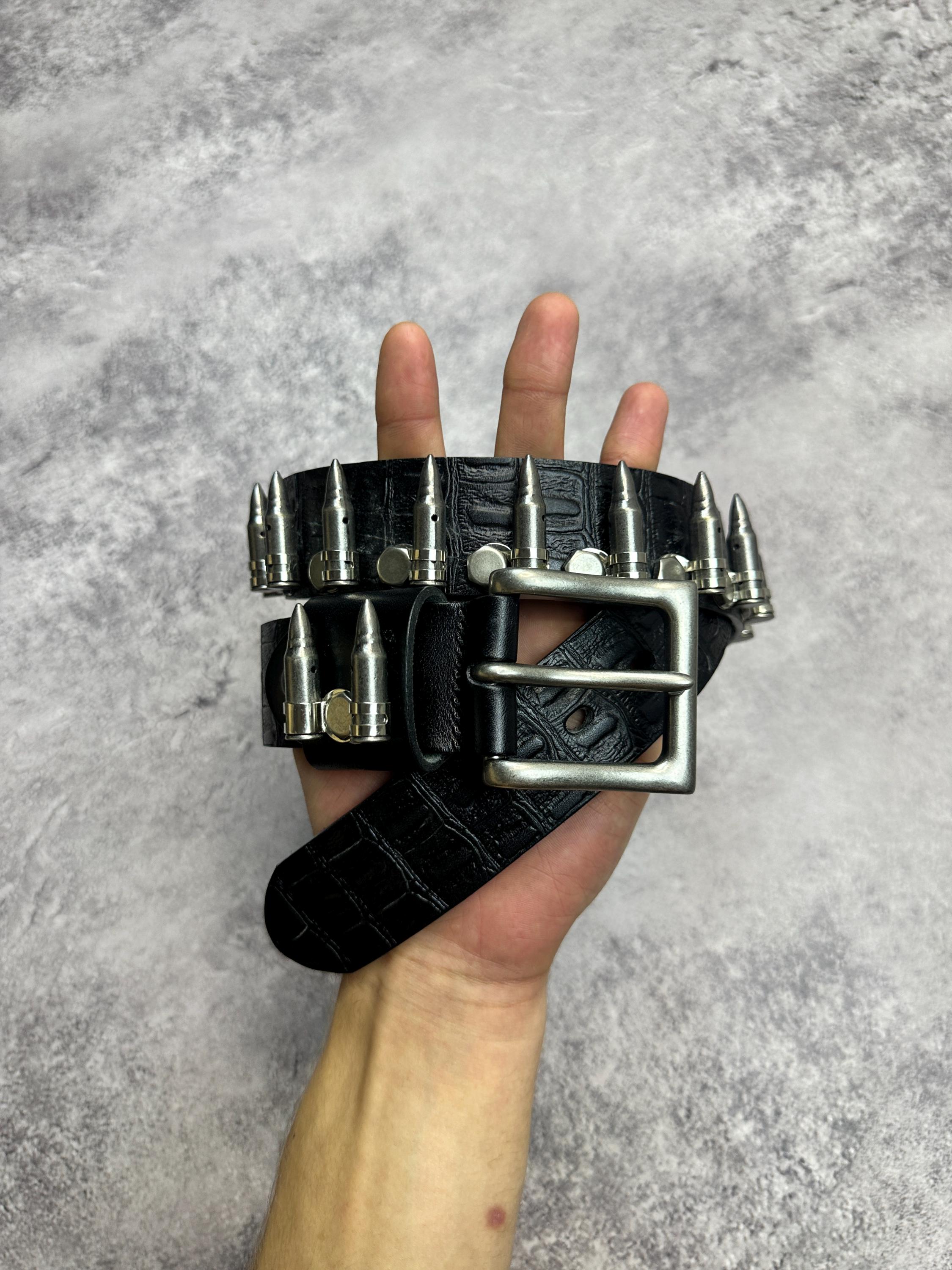 小物 genuine leather archive 90s leather belt OTB7102-COGNAC-