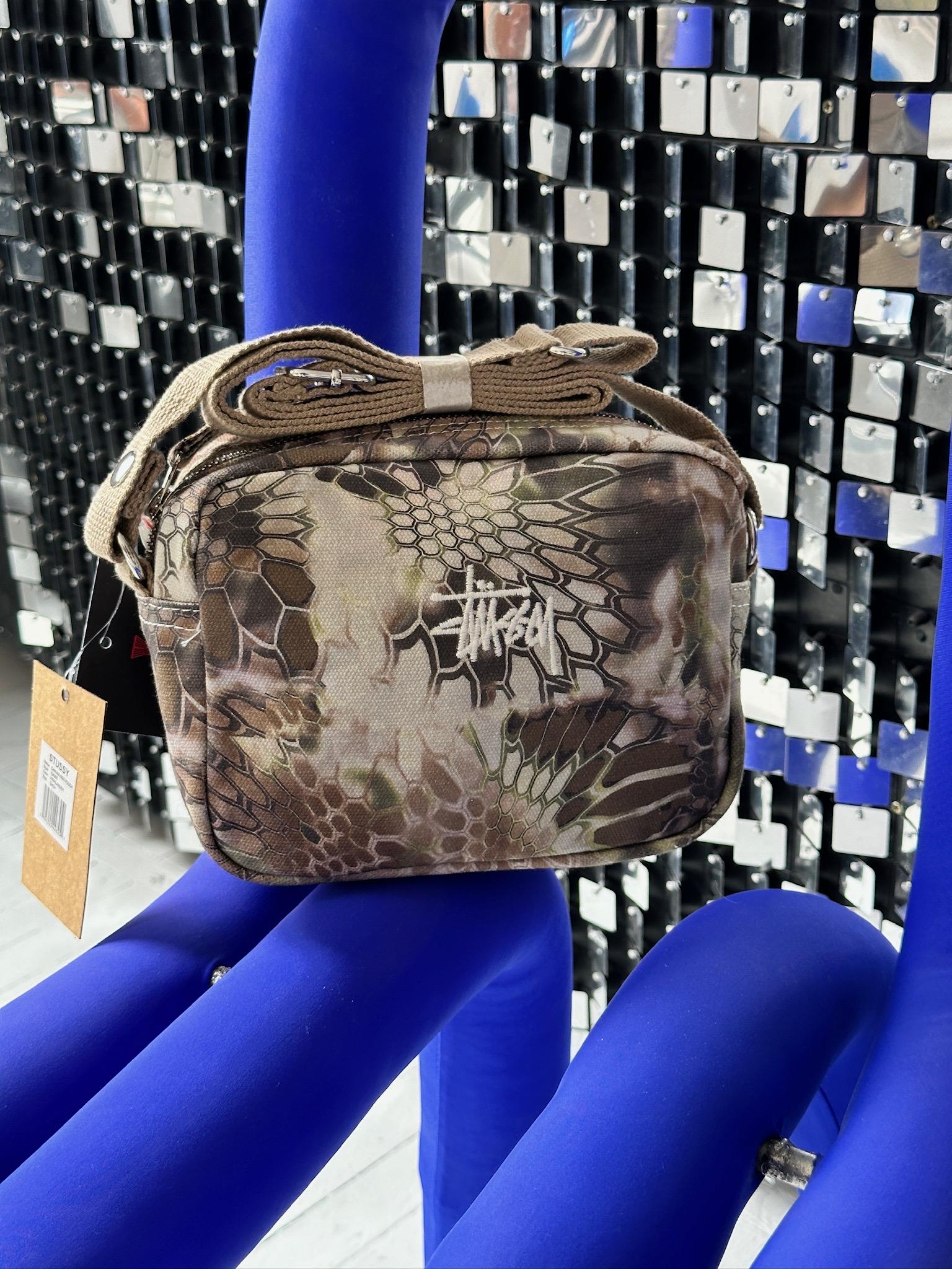 Stussy Canvas Side Pouch Highlander Легкая сумка через плечо