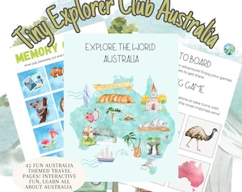 Australia Unit Study | Exploring Australia | Homeschooling | educational printables | Fun Activities | Outback Unit Study | World