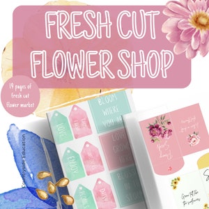 Dramatic Pretend Play| Flower Shop printables for kids| Flower garden/shop | Homeschool | Education | Preschool Activities | Printable play