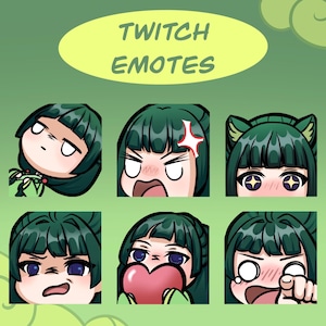 Apothecary Diaries Twitch & Discord Emotes Set of 6