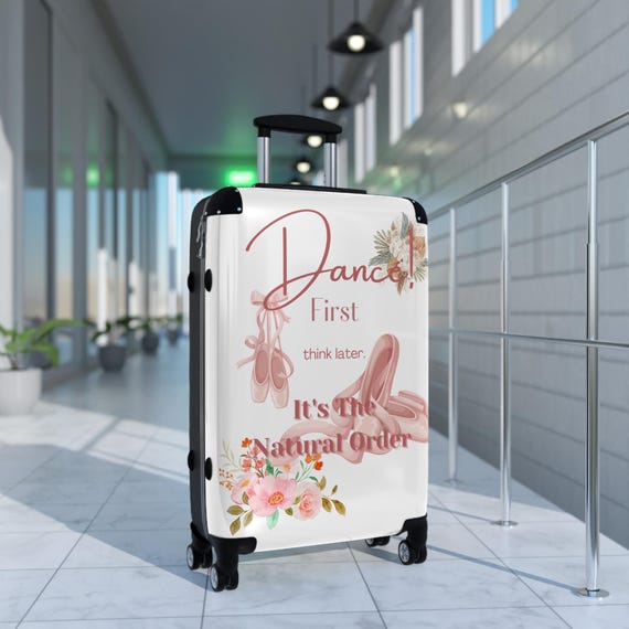 Inspirational Floral Ballet Dance Luggage for Dancers and Travel Lovers Etsy Canada