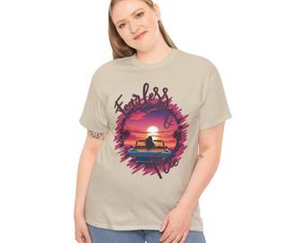 Fearless and Free T-shirt, grafisch T-shirt, moedig uniseks shirt, inspirerende kleding, empowerend T-shirt
