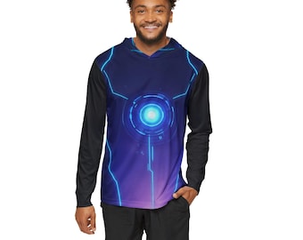 Moletom esportivo masculino para aquecimento (AOP)