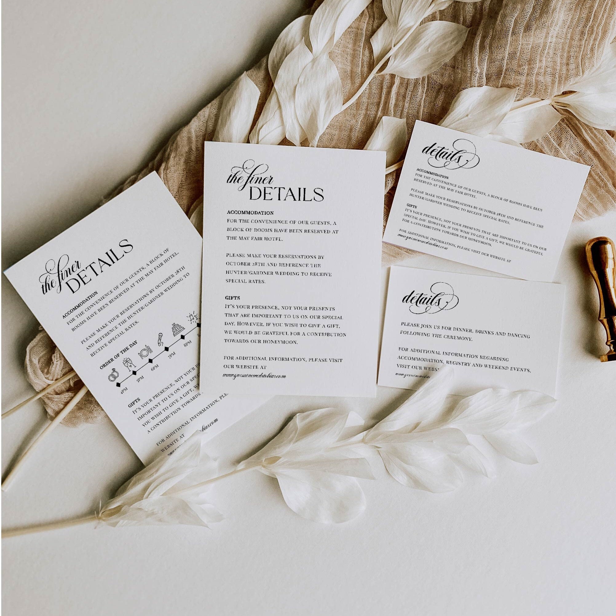 Printable Invitation With QR Code, Minimalistic Wedding Invitation ...