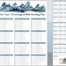 Bible Reading Plan One Year Bible Tracker for Men Bible Study ...