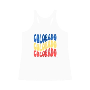 Colorado | Women&#39;s Tri-Blend Racerback Tank
