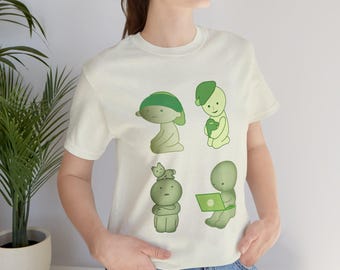 Smiski vintage gráfico bebê camisetas streetwear mulheres estilo de rua impressão