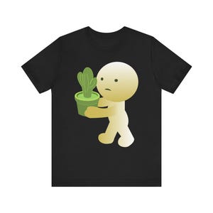 Linda camiseta de manga corta unisex Smiski, camiseta con gráficos de dibujos animados kawaii, divertida camiseta con personajes de anime, regalo para amantes de los juguetes japoneses, minimalista