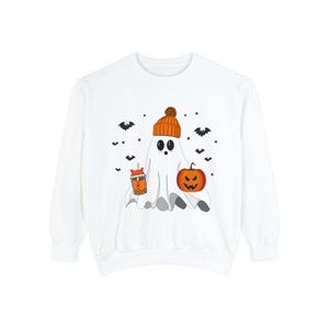 Cute Ghost Sweatshirt, Funny Spooky Sweatshirt, Womens Ghost Sweatshirt, Spooky Season, Halloween Party Shirt, Fall Ghost Shirt