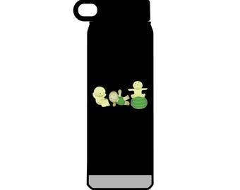 Smiski Design Water Bottle, 32oz Stainless Steel, Leakproof