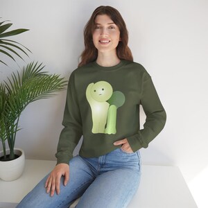 smiski Sweatshirt, Cute and Kawaii Gift for Fans, Cozy Jumper for Winter, Unisex Pullover, Funny Cartoon Design, Hipster Crew Neck,