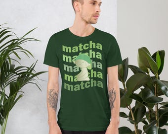 Smiski Matcha T-Shirt | Kawaii Tea Lover Gift