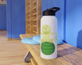 Botella de agua Smiski, vaso térmico de acero inoxidable