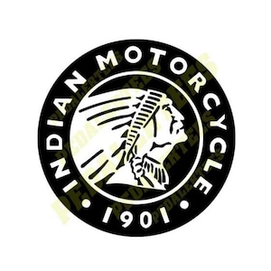 Indian Motorcycle Emblem SVG.  Indian Motorcycle Badge.  Indian Motorcycle SVG.  Classic Indian Motorcycle Emblem Digital Down, 12&quot;X12&quot; SVG.