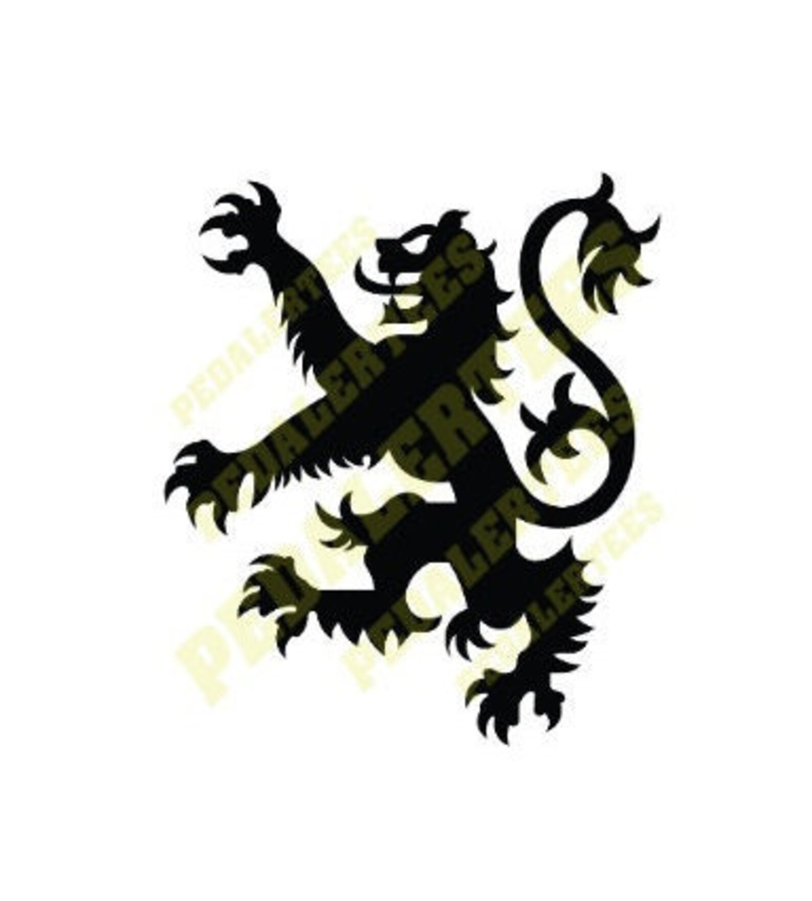 Scotland Lion Rampant, Scottish Lion, SVG, Digital Download for Cricut, Silhouette. 1 PNG File ...