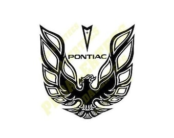 Pontiac Firebird, Vector, Emblem, Logo, SVG.  Digital Download for Cricut and Silhouette. 1 PNG file also included.