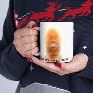 Taza con el meme de Lebron Sunshine, eres mi meme de Sunshine, taza divertida, taza peculiar, taza tonta, taza contemporánea, idea de regalo, autoconsciente, amante del café imagen 5