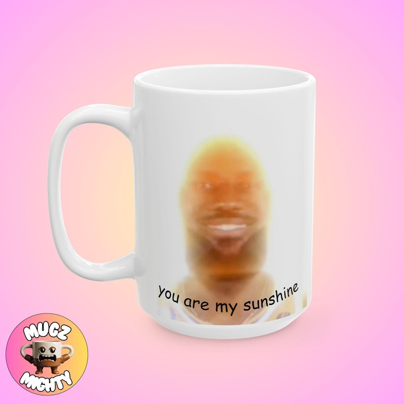 Taza con el meme de Lebron Sunshine, eres mi meme de Sunshine, taza divertida, taza peculiar, taza tonta, taza contemporánea, idea de regalo, autoconsciente, amante del café imagen 2