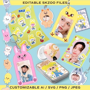 SKZOO ULTIMATE PACK | Editable Digital Files | Perfect for Personal Fanmade Customization | Stray Kids Kpop