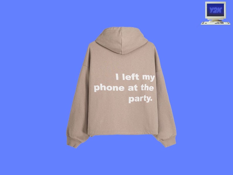 Hooded Sweatshirt,Sand Hoodie,aesthetic sweatshirt,Tumblr Hoodie,Positive Hoodie,Women oversized hoodie,streetwear hoodie,Casual Hoddie image 3